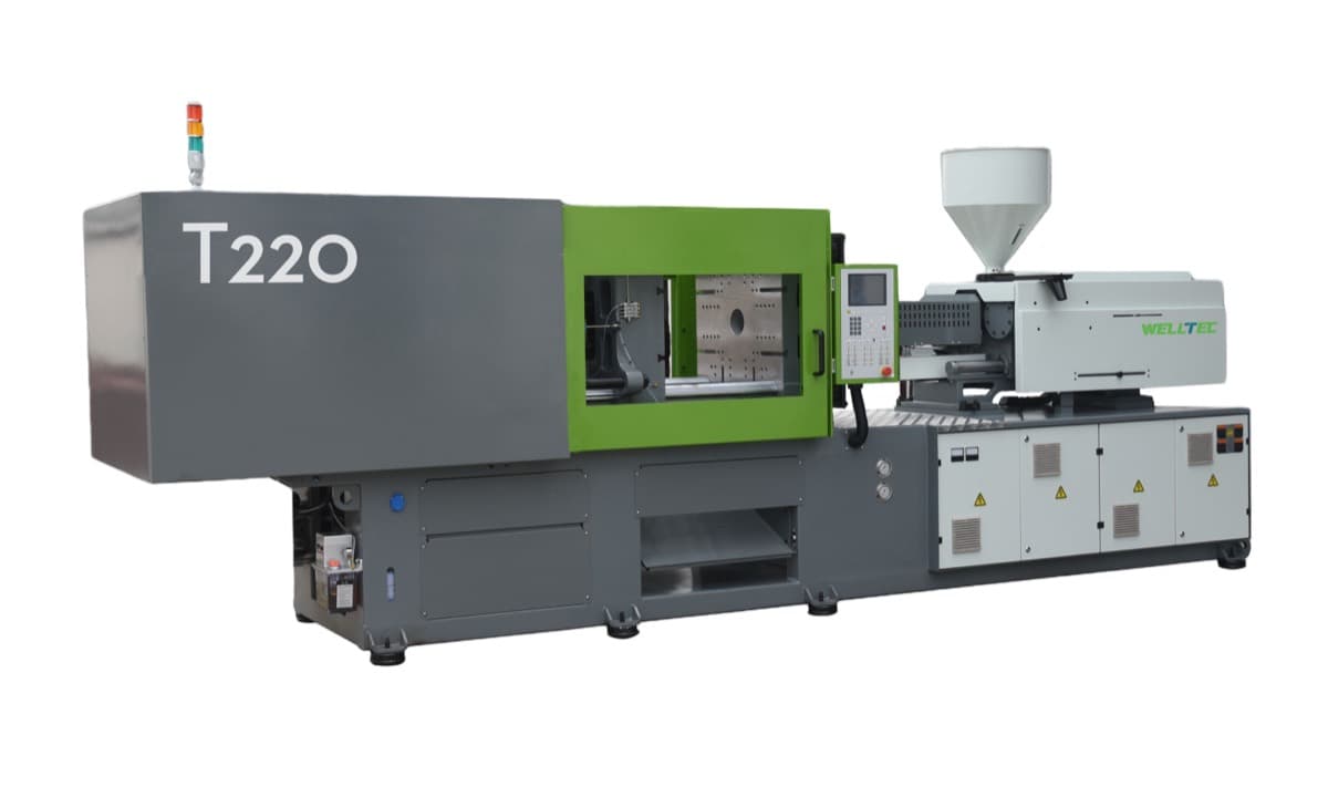 Inyectora de plástico CABB Welltec T220, vista completa